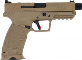 SDS Imports Tisas PX-9 Gen3 Duty Flat Dark Earth Threaded 9mm Pistols - PX9DTHFDE