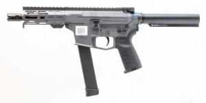 CMMG Inc. Banshee MKGS 9mm Luger 5" 33+1 Sniper Gray Cerakote Aluminum Rec Black Nitride Chrome Moly Barrel Black Adj - 99A17BESG
