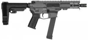 CMMG Inc. Banshee MKGS 9mm Luger 5" 33+1 Tungsten Gray Aluminum Rec Black Nitride Chrome Moly Barrel Black Adjustabl - 99A17BE-TNG