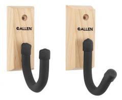 Allen Defender Hooks w/Wood Mounting Plate Black Wood/Steel - 5654