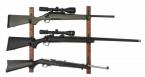 Allen Gun Collector 3 Gun Rack 3 Rifle/Shotgun Brown/Black Wood/Steel - 5656