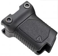 Strike Industries Angled Vertical Grip Short Black Polymer with Cable Management Storage for Picatinny Rail - AR-CMAG-RAIL-S-BK