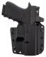 Galco Corvus Belt/IWB Holster Black Kydex IWB/OWB For Glock 19x/CZ P10C Right Hand - CVS226RB