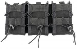 High Speed Gear Triple TACO Shingle Mag Pouch Black Nylon w/Polymer Divider Holds 3 Rifle Mags - 45TA00BK