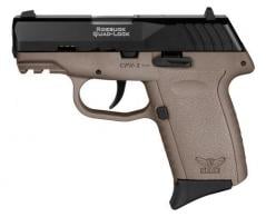 SCCY CPX-2 Gen3 Flat Dark Earth Grip 9mm Pistol - CPX2CBDEG3