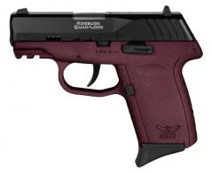 SCCY CPX-2 Gen3 Crimson/Black 9mm Pistol - CPX2CBCRG3