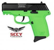 SCCY CPX-3 Lime Green/Black 380 ACP Pistol - CPX3CBLG