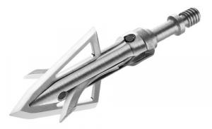 Bloodsport Gravedigger Hybrid Mechanical Cut-On-Contact Tip Stainless Steel Blades Silver 100 gr 3 Broadheads - BLS-10775