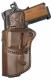 Tagua TX Lock Retention System Dark Tan Leather OWB Fits Glock 17/22 Ambidextrous Hand Features Optics Ready - 889620191240