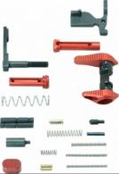 Timber Creek Outdoors Lower Parts Kit Red Anodized Aluminum for AR-15 - ARLPKR
