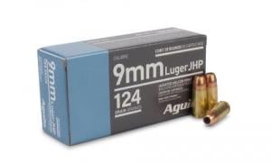 Aguila Ammo 9MM JHP 124 GR 50RD BOX - 1E092125