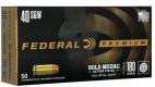 Main product image for Federal Gold Medal Centerfire Pistol 40 S&W 180 gr Full Metal Jacket 50 Per Box