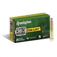Remington Core-Lokt  360 Buckhammer Ammo 180 gr Soft Point  20rd box - 27742