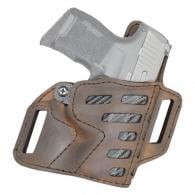 Versacarry C22142 Compound OWB Size 04 Brown Leather Belt Slide - 707