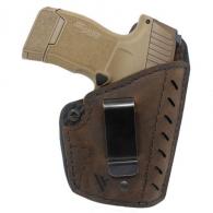 Versacarry CFD2112 Comfort Flex Deluxe IWB Size 02 Brown Leather Belt Clip Right Hand - 707