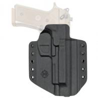 C&G Holsters 1206100 Covert OWB Black Kydex Belt Loop Fits Walther PDP 4.5" Right Hand - 1008