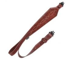 Allen Company Leather Sling Western Scallop - Brown - 8508