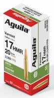 Aguila  Target & Range 17 HMR 20gr Jacketed Hollow Point  50 round box - 1b222347