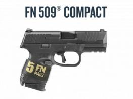FN 509C Bundle 9MM Black W/ 5 10Rd Mags - 66101642