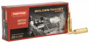 Norma Ammunition (RUAG) 20174342 Match Golden Target 6.5 PRC 143 gr 20 Per Box/ 10 Cs - 52