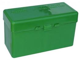 MTM Case-Gard RM6010 Ammo Box Flip-Top for .243/.308 Win/.220 Swift Green Polypropylene 60rd - 185