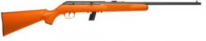 Savage Arms 64 F 22 LR 10+1 21", Blued Barrel/Rec (Drilled & Tapped), Orange Synthetic Stock, Open Sights - 40220S