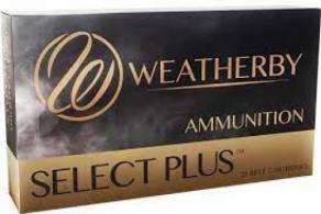 Weatherby Select Plus 6.5 PRC, 130 grain, 20 Per Box - F65PRC130SCO