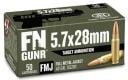 FN Gunr  5.7X28mm Ammo  40 Grain Full Metal Jacket  SS201 50 Rounds