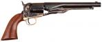 Cimarron 1860 Army Cut For Stock, .44 Cal, 8" Blued Round Steel Barrel, Smooth Walnut Grip, 6 rounds - CA041