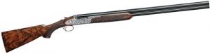 Rizzini Grand Regal Extra Full Size 20 GA Over/Under Chrome Lined Barrel, Coin Anodized Silver Engraved Steel Receiver - 61022029