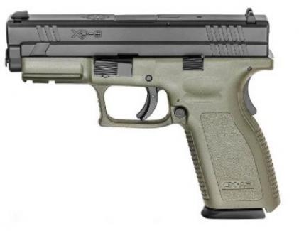 Springfield Armory XD 9mm 4" Ported OD Green, 15 round (V-10) **SPECIAL - XD9704HC