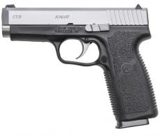 Kahr Arms CT9 Double Action 9mm 3.9" 8+1 Black Polymer Grip/Frame Stainless - CT9093N