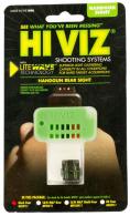 Hi-Viz LiteWave For Glock 42/43/43X/48 Rear Red/Green/Black Fiber Optic Handgun Sight - GLLW11