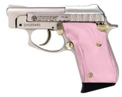 Taurus PT25 .25 ACP  2" Nickel/Gold, Pink Pearl grips **SPECIAL - 1250035PPG