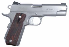 Ed Brown Executive Carry SOA 45 ACP 4.25 7+1 Laminate Wood Grip Stainless - ECSS