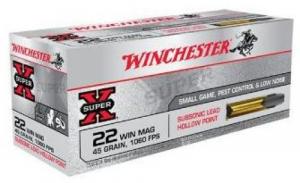 Winchester 22 Winchester MAG 45GR JHP 50/60