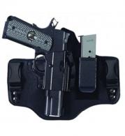Galco Kingtuk 2 IWB For Glock 17 Black Kydex / Steerhide - KT2224B