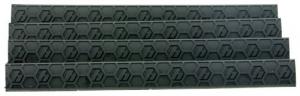 Hexmag M-LOK Rail Cover 4-Slot Black 4 Per Pack - HXMLC4PKBLK