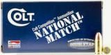 Main product image for Colt Competition National Match Full Metal Jacket 9mm Ammo 20 Round Box