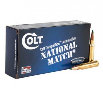 COLT AMMO COMPETITION .308 Winchester 155GR FMJ 20/50 - 308W155CT