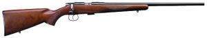 CZ 453 American Bolt Action Rimfire Rifle .22 LR 22.5" Barrel 5 Rounds Walnut Stock Blued Finish - 02081