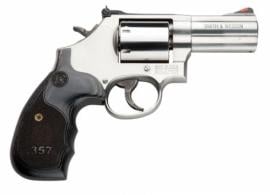 Smith & Wesson Model 686 Plus Wood/Stainless 3" 357 Magnum Revolver