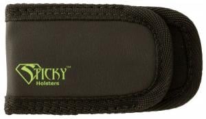 Sticky Holsters Mag Pouch Single IWB Latex Free Synthetic Rubber Black w/Green Logo - MAGPOUCH