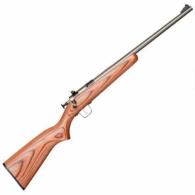 Crickett Single Shot Bolt 22 Long Rifle (LR) 16.12" 1 Laminate Brown St - KSA3255