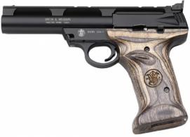 Smith & Wesson 22A Classic 22 LR 5.5" 10+1 Wood Grip Black Finish - 107431