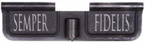 Spike Ejection Port Door AR-15 Laser-Engraved Semper Fidelis Steel Blac - SED7008