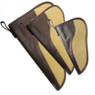 Birchwood Casey SportLock 10" Handgun Case Leather & Canvas - 06485