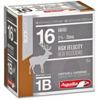 Aguila Field High Velocity 16 Gauge 2.75" 1-1/8oz #1-Buck 25rd box