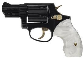 Taurus Model 85 Ultra-Lite Blued/White Pearl Grip 38 Special Revolver - 2850021ULPRL