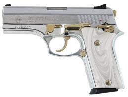 Taurus PT940, .40SW, 4in, Stainless, Gold H.lights, Pearl Grp ** - 940SSPRL